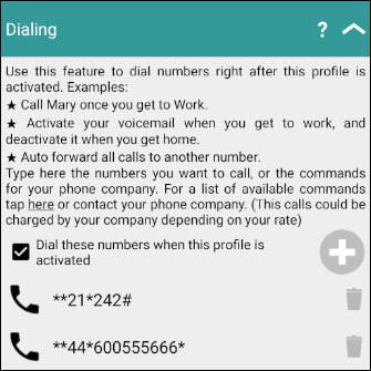 Dialing numbers